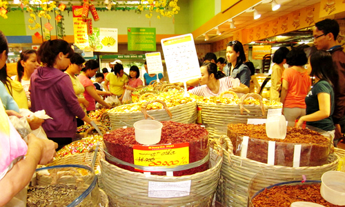 Doanh nghiệp dè dặt chuẩn bị hàng Tết