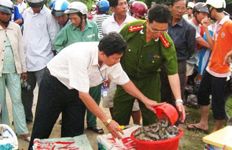 Trung Quốc mua tôm tạp chất: Âm mưu gì?