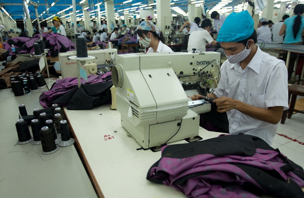 Ngành dệt may trên đà tăng trưởng
