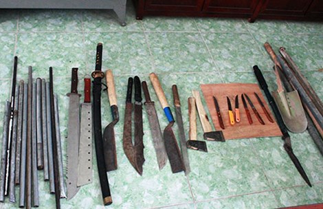 Bắt băng nhóm giang hồ Đức ‘đại bàng’