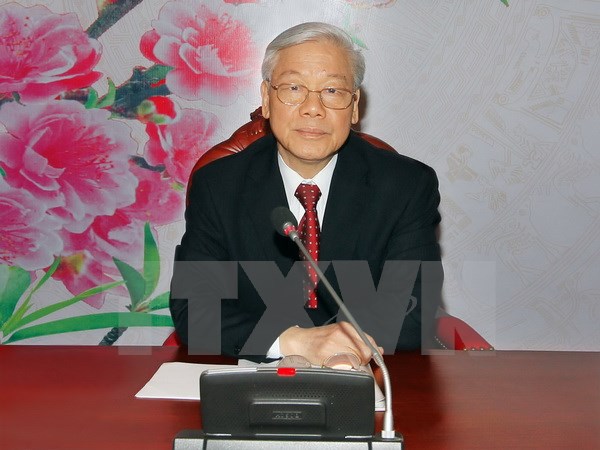 Tổng bí thư Việt-Trung điện đàm