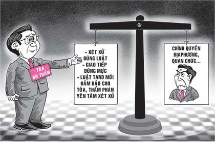 Xử án hành chính: Thẩm phán phải bản lĩnh