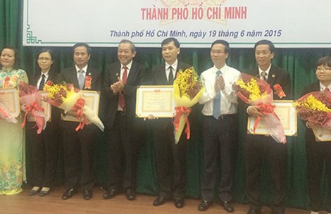 TP.HCM: Vinh danh sáu thẩm phán giỏi