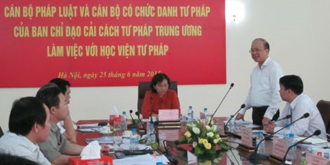 Số lượng đào tạo tại Học viện Tư pháp tăng 147%