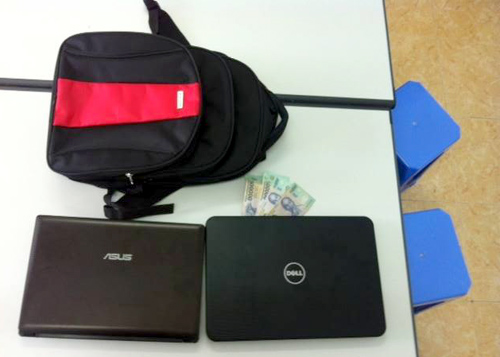 Lừa nhốt 5 sinh viên vào nhà vệ sinh để khoắng laptop
