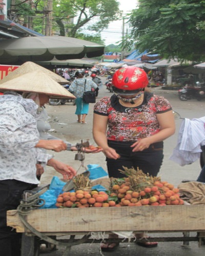 Vải Trung Quốc xuất ngược vào Việt Nam